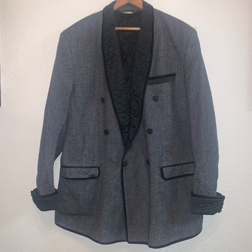 D&G herringbone sportcoat with quilted detail